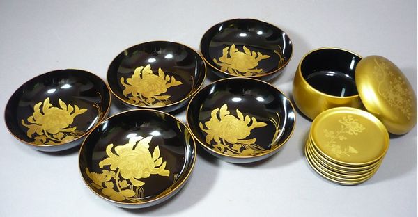 3-131japanese gold lacquer,makie