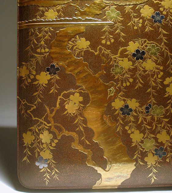 japanese gold lacquer makie