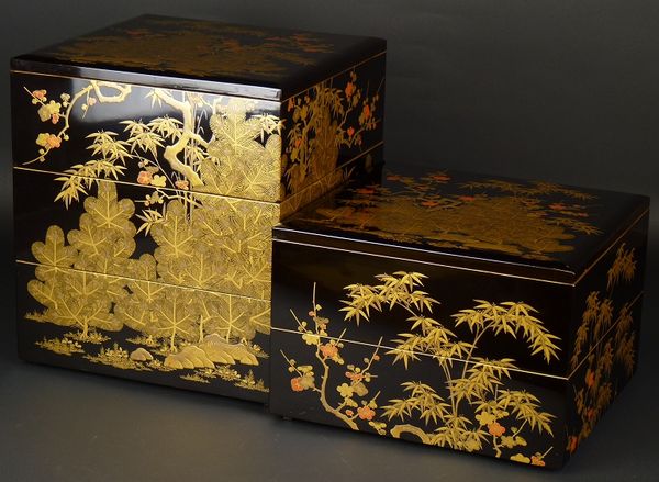 3-197japanese gold lacquer,makie