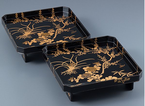 3-237japanese gold lacquer,makie
