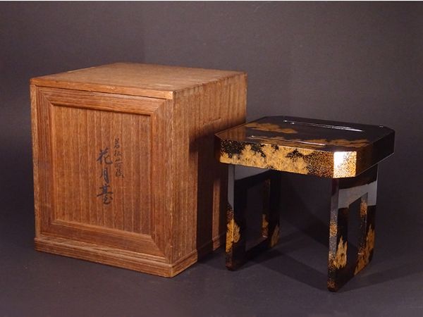 japanese gold lacquer,makie Sake cup stand09122056