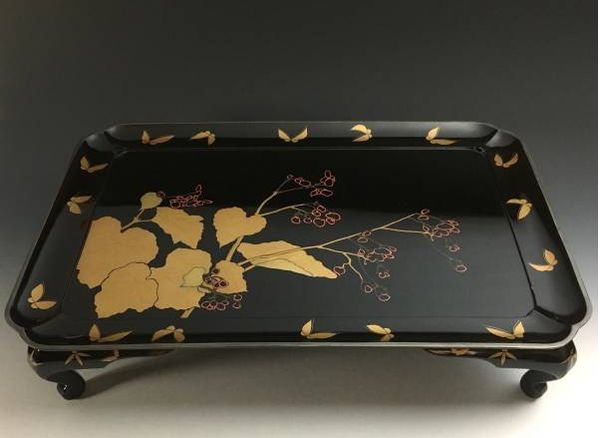 3-188japanese gold lacquer,makie