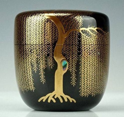 3-166japanese gold lacquer,makie
