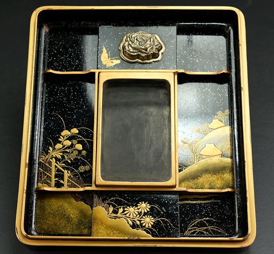 3-81japanese gold lacquer,makie
