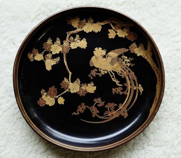 3-177japanese gold lacquer,makie