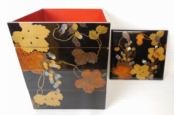 3-58japanese gold lacquer,makie