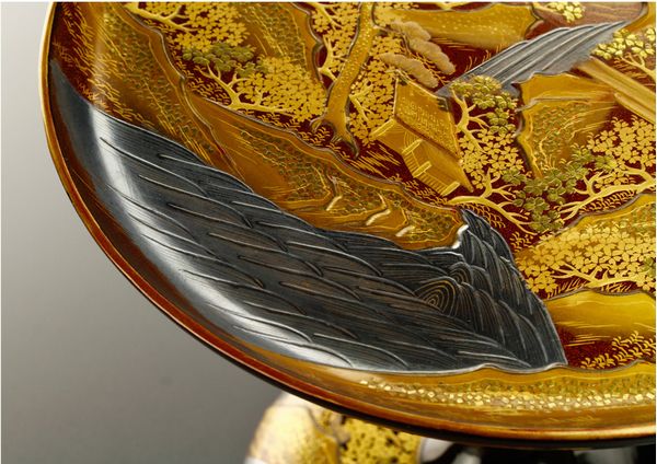 japanese gold lacquer,makieConfectionery bowl09112238