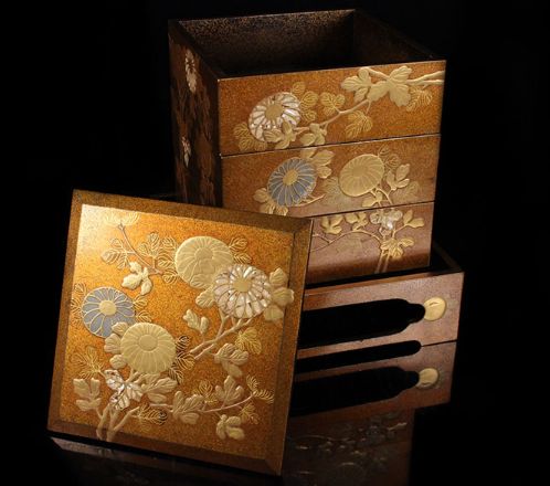 322japanese gold lacquer makie,일본의 디자인 日本设计