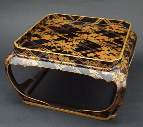 160japanese gold lacquer makie