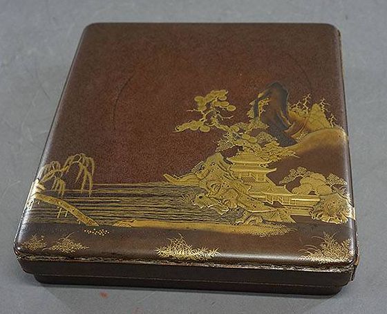 75japanese gold lacquer makie
