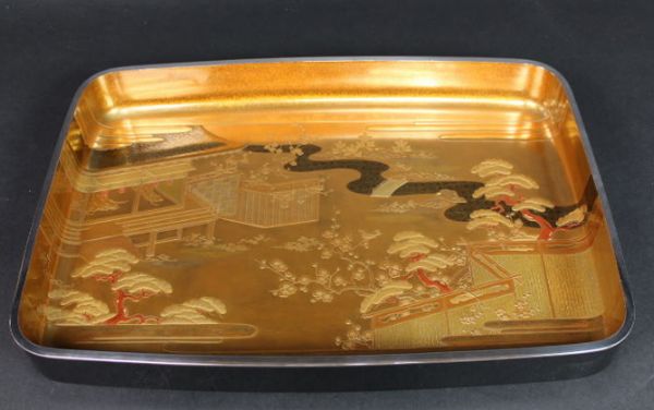 31japanese gold lacquer makie