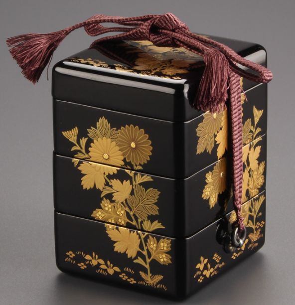173japanese gold lacquer makie